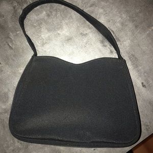 Black staple small purse